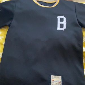 Black Scale Throwback Baseball Jersey